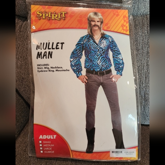 Spirit Other Spirit Halloween Mullet Man Tiger King Costume Poshmark